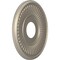 Ekena Millwork Berkshire PVC Medallion (Canopies up to 5 3/4"), 13"OD x 3 1/2"ID x 3/4"P, Metallic Silver Metallic CMP13BECSV - alternate 5